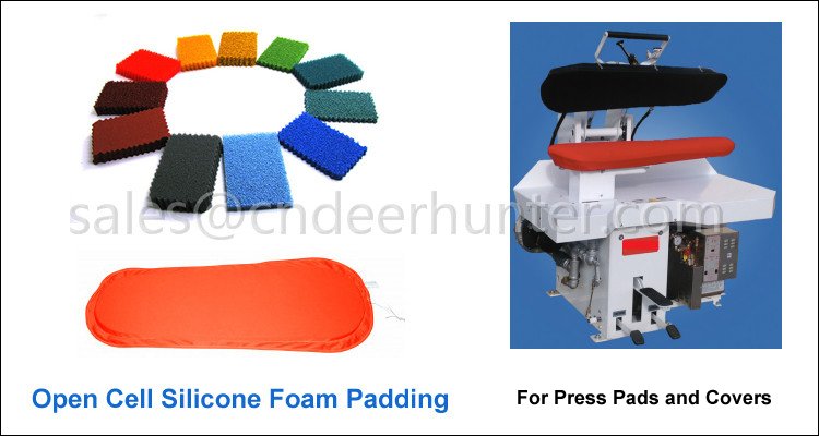 Silicone Foam Sheet On Vacuum Ironing Tables For Clothing Industry